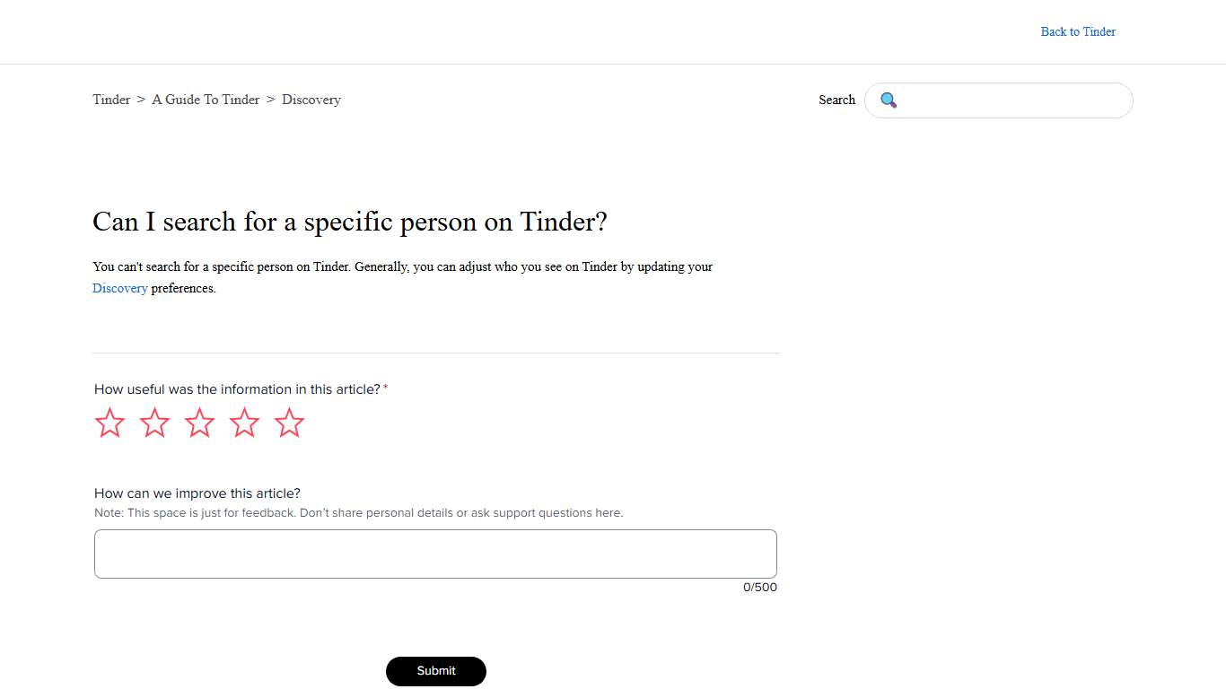 Can I search for a specific person on Tinder? – Tinder
